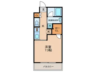 アプリーレ南堀江の間取り