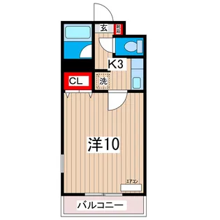 レジデンスわかば【3階】の間取り