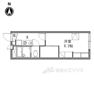 レオパレス光善寺【2階】の間取り