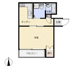 EFT二葉の里【1階】の間取り