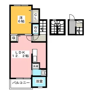 ガウディー【3階】の間取り