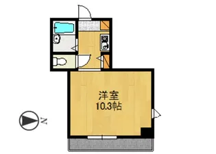 春日ビル【6階】の間取り