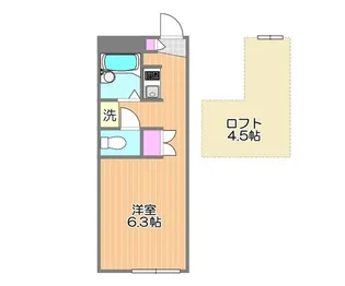 FOREVER RESIDENCE IMAIII【2階】の間取り
