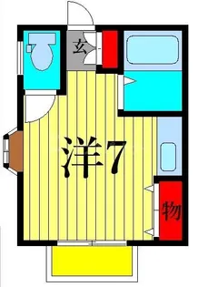 ブルーム青戸【2階】の間取り