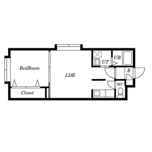 ラクシス札幌【4階】の間取り