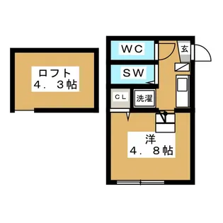 Avenir妙蓮寺【1階】の間取り