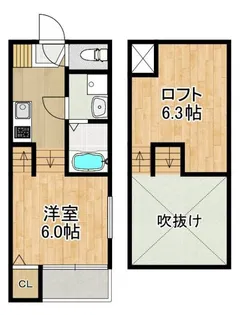 MODERN PALAZZO 多良見IC【2階】の間取り