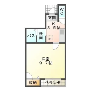 ヴァ・ヴェーネ【1階】の間取り