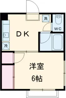 コーポあかし【2階】の間取り