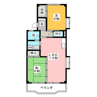 メゾン59【2階】の間取り