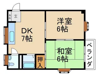 上神田ニューハイツ【2階】の間取り