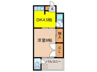 エリゼ中山【2階】の間取り