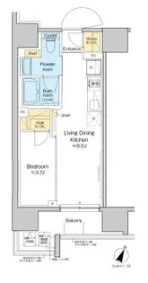 東京都品川区大井4【マンション】の間取り