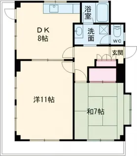 パールハイツ【2階】の間取り
