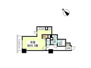 TKフラッツ渋谷【2階】の間取り