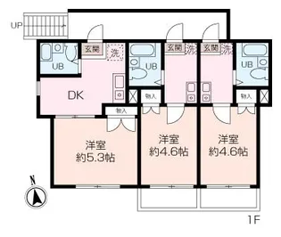 ヴィラ藤沢本町【1階】の間取り