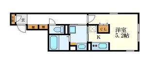 LUORE城西【2階】の間取り