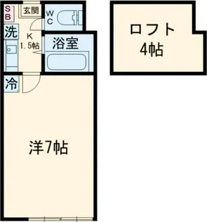 ヴィラージュ町田【2階】の間取り