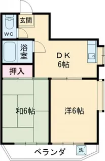 コスモドエル池上【3階】の間取り
