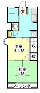 ハイツラフィーヌ【2階】の間取り