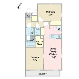 Magnolia【2階】の間取り