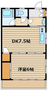 第2平和荘【2階】の間取り