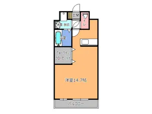 壱番館元今泉【8階】の間取り