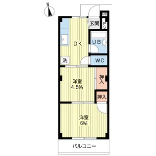 藤代ハイム【1階】の間取り