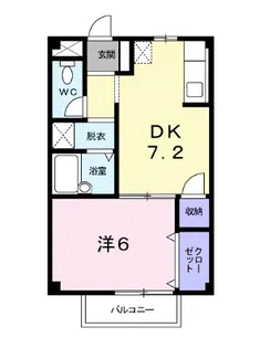愛知県豊明市前後町仙人塚【アパート】の間取り
