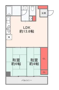 東京都港区高輪4【マンション】の間取り
