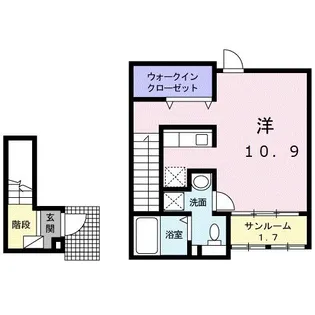 ソレール【2階】の間取り