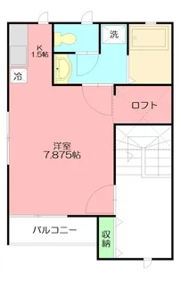 栄町花水木A棟【2階】の間取り