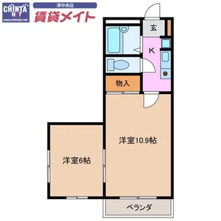 セピアMAISON21【3階】の間取り