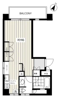 ミュゼ表参道【9階】の間取り