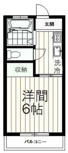 ルナパーク井上【1階】の間取り