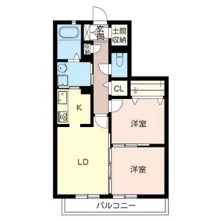 シャーメゾンからたち【2階】の間取り