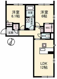 SAISON西原【1階】の間取り
