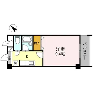 大阪府堺市北区長曽根町【マンション】の間取り