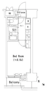 パークアクシス千葉【3階】の間取り