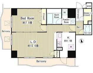 アルブル高輪【3階】の間取り