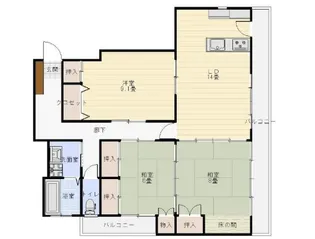 フォルテ今治【5階】の間取り