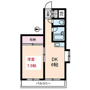 三桃マンション【2階】の間取り