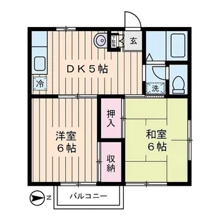 ガーデンコート【1階】の間取り