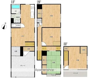 千葉県松戸市六実7【一戸建】の間取り
