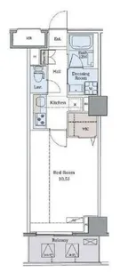 東京都練馬区平和台4【マンション】の間取り