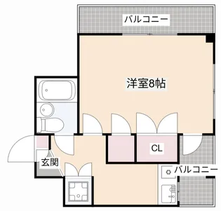 大阪府高槻市城北町1【マンション】の間取り