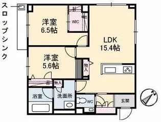 フィル(シャーメゾン・ホテルライク仕様)【1階】の間取り