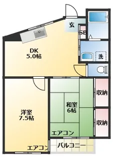 川口ビル【3階】の間取り
