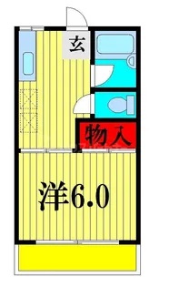 メゾンドカンパーニュ【2階】の間取り