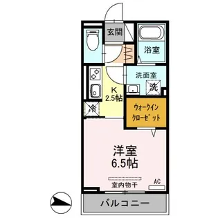 新潟県新潟市中央区近江1【アパート】の間取り